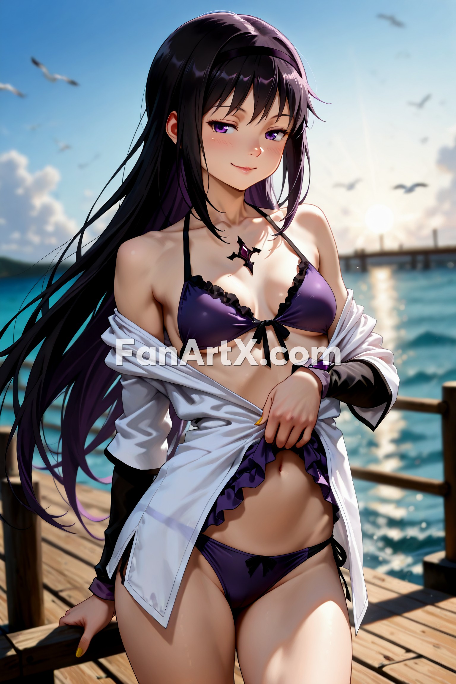 Akemi Homura Puella Magi Madoka Magica Fanart 1661468